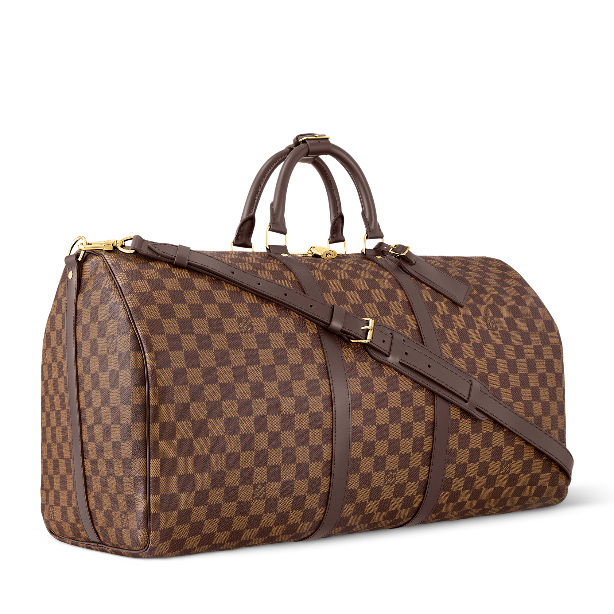 Keepall Bandoulière 55 Damier Ebene Canvas - Travel Bags and